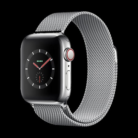 Piili Apple Watch Manyetik Metal Örgülü 38/40/41 mm Kayış Gümüş