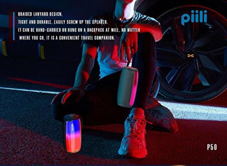 Piili Live Bluetooth Speaker, Ipx6 Su Geçirmez