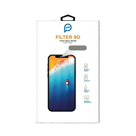 Piili iPhone 14 Plus Toz Filtreli  Ekran Koruyucu