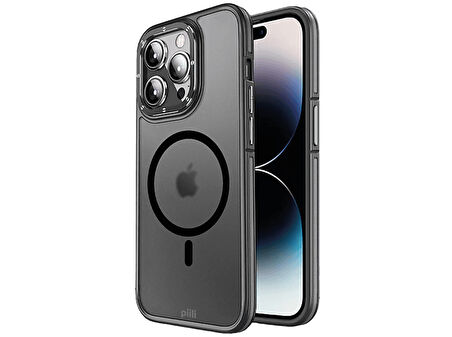PIILI iPhone 14 Pro Strong MagSafe Telefon Kılıfı Siyah