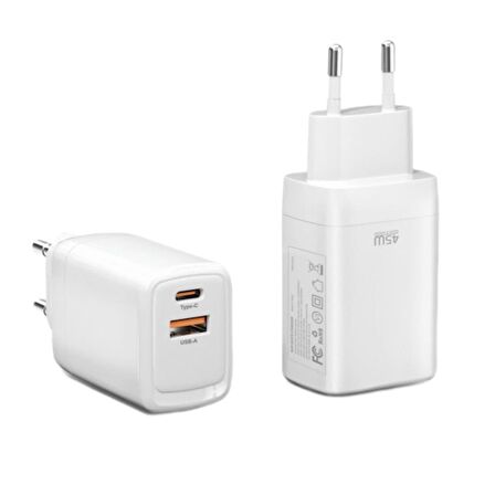 Piili 45w Pd Q3.0 Usb Adaptor Beyaz