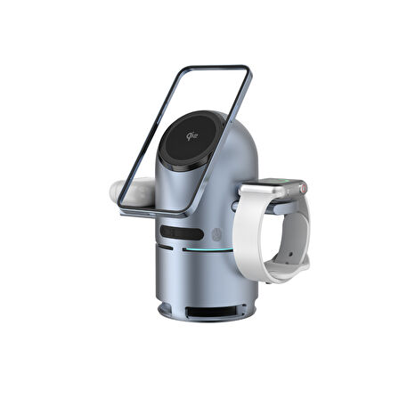Robotic Wirelles Şarj İstasyonu ve Hoparlör p-WRL4