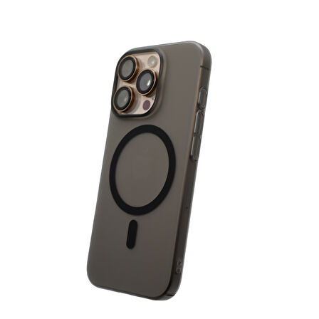 Piili ıPhone 16 Pro Max Ultra Slim Magsafe Kılıf Siyah