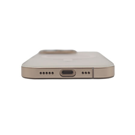 Piili ıPhone 16 Pro Çerçeveli Magsafe Kılıf Gold