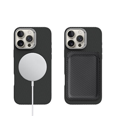 ıPhone 16 Pro Max Carbon Pulse Magsafe Kılıf