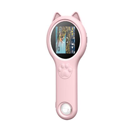 Piili Çocuklar İçin Mini Cep Mikroskobu P-KE5 Pembe