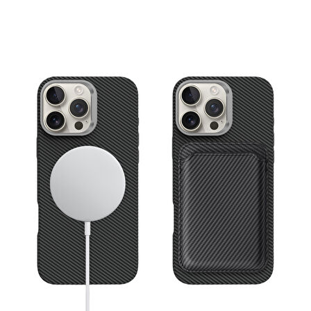 ıPhone 16 Pro Carbon Pulse Magsafe Kılıf
