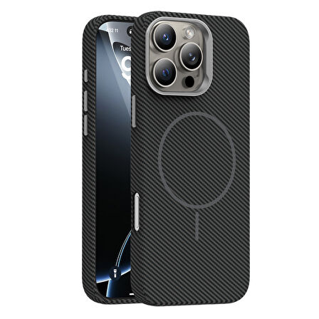 ıPhone 16 Pro Carbon Pulse Magsafe Kılıf