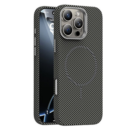 ıPhone 16 Pro Carbon Pulse Magsafe Kılıf