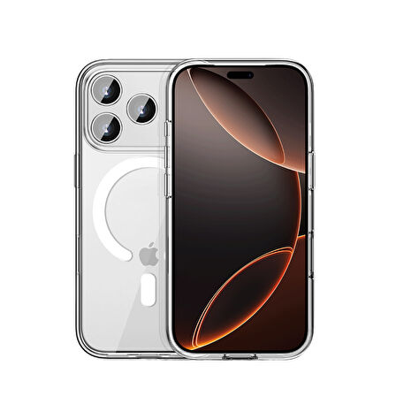 iPhone 17 Pro Max Magsafe Crystal Clear Şeffaf