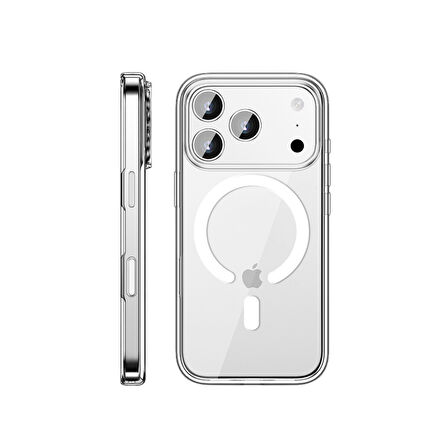 iPhone 17 Pro Max Magsafe Crystal Clear Şeffaf