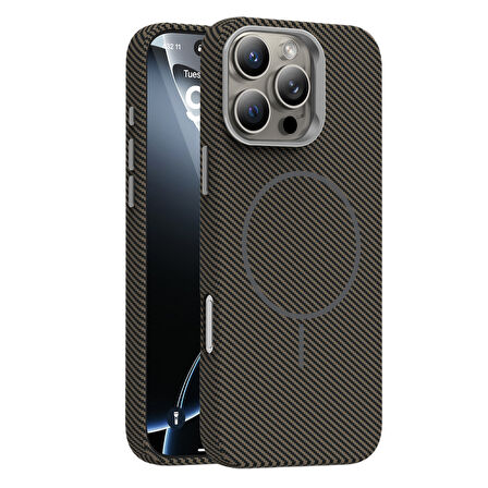ıPhone 16 Pro Carbon Pulse Magsafe Kılıf