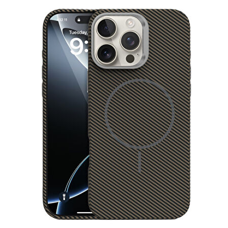 ıPhone 16 Pro Carbon Pulse Magsafe Kılıf