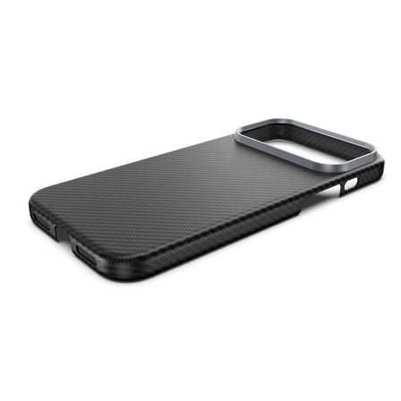 Njoyny AI Kevlar Carbon iPhone 18 Pro MagSafe Kılıf  Siyah