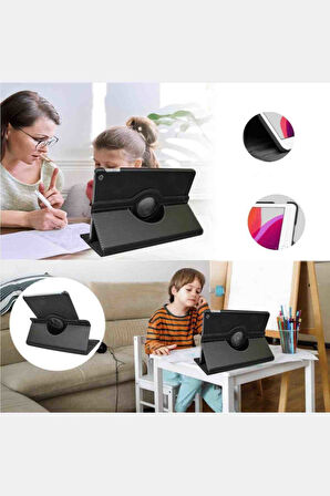 Redmi Pad 2 Uyumlu 11 inç 360 Dönebilen Suni Deri Tablet Kılıfı