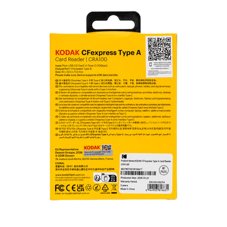 Kodak CF Express Type A Kart Okuyucu (10Gbps) CRA100