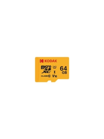 64GB Micro SD UHS-I C10 U1 V10 Hafıza Kartı + Adaptör Sarı Renk ile Güvenilir Veri Depolama