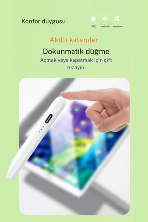 Fuchsia FSKL-P130 Premium Honor Choice Pencil Lite Alternatifi Universal Dokunmatik Tablet Kalemi