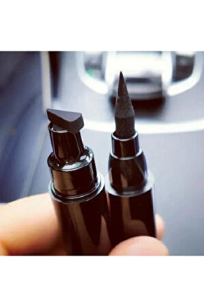 Shibella Cosmetics Suya Dayanıklı Çift Taraflı 24 Saat Damga Eyeliner - Ince Damga