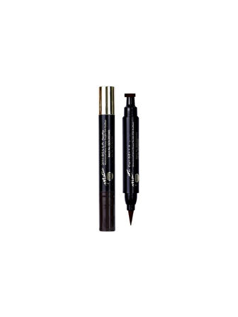 Shibella Cosmetics Kahverengi Çift Taraflı 24 Saat Damga Eyeliner-ince Damg