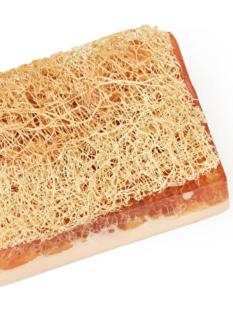 Doğal Kabak Lifli Ballı Eşek Sütü Sabunu 130 gr – El Yapımı Özel Formül