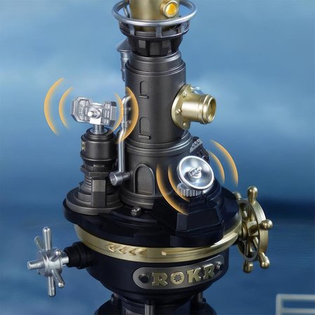 ROKR CGM01 Navi Lighthouse DIY Mechanical 3D Puzzle Maket Model Seti 3D Model Kit Detaylı Dekoratif Hobi Seti Hareketli ve Işıklı
