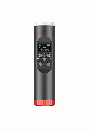 Fuchsia FM-128RGB OLED Ekran Göstergeli RGB Led Işıklı Su Geçirmez Aydınlatma Çubuğu