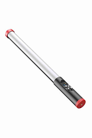 Fuchsia FM-128RGB OLED Ekran Göstergeli RGB Led Işıklı Su Geçirmez Aydınlatma Çubuğu