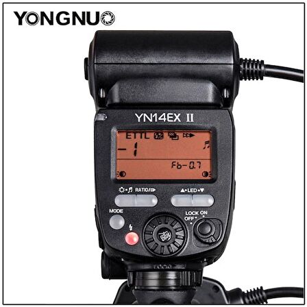 Yongnuo YN14-EX II Canon Uyumlu Makro Ring Flaş