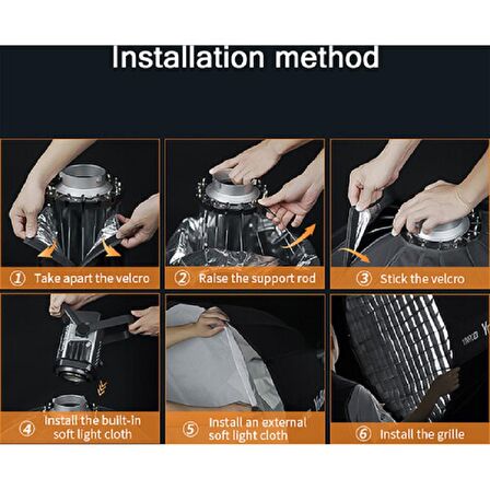 Yongnuo YN90K Bowens Mount Parabolic Softbox 90cm