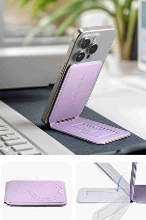 HS-017 Fuchsia Standlı Manyetik Kartlık