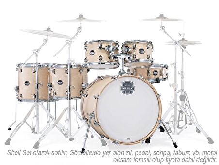 Mapex Mars Maple Akustik Davul 22+10+12+14F+16F+14S (MM628SFUNW)