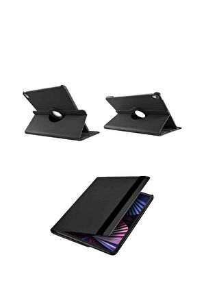 iPad 11. Nesil 2025 A16 Uyumlu 360° Yatay Dikey Dönebilen Deri Tablet Kılıfı