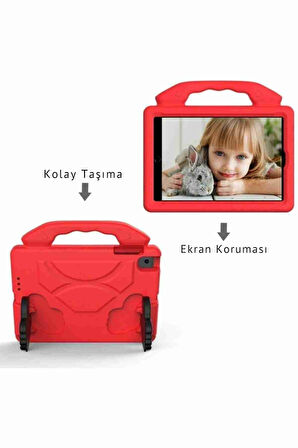 10.2 inç 7/8/9 Nesil iPad Uyumlu Eğlenceli Yumuşak Like Standlı Tablet Kılıfı