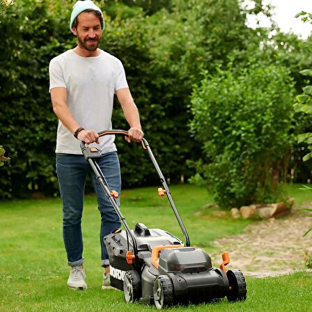 WORX WG779E 40Volt 2.5Ah. Li-ion 34CM Profesyonel Şarjlı Çim Biçme