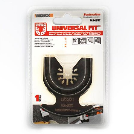 WORX WA4957 Çok Amaçlı Raspalama Makinası İçin 65mm Universal Kazıma ve Halı Kesme Bıçağı