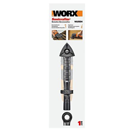 WORX WA2604 Çok Amaçlı Raspalama ve Zımparalama İçin 75mm Toz Emme Aparatı