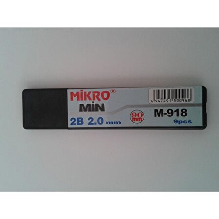 MİKRO KALEM UCU MİN 2.0x90 MM M-918 5 ADETSİYAH