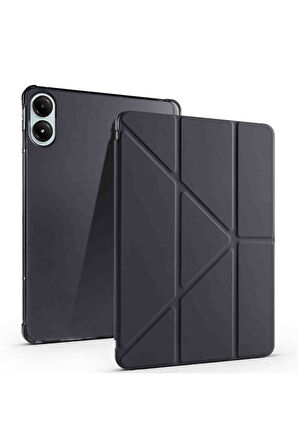 Fuchsia Honor Pad V9 Uyumlu 11.5 inç Kalem Bölmeli Trifolding Tablet Kılıfı