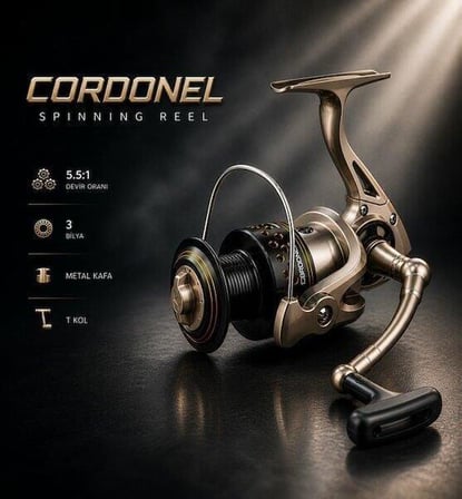 Alesta Cordonel 3+1 Bilya 3000 Spin Olta Makinası