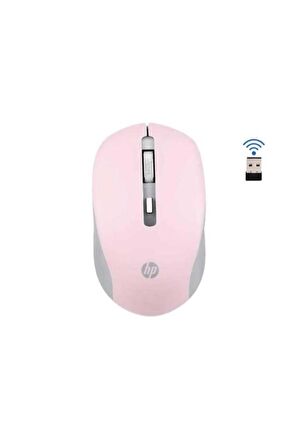 Hp S1000 Plus Kablosuz Wireless Sessiz Mouse Pembe