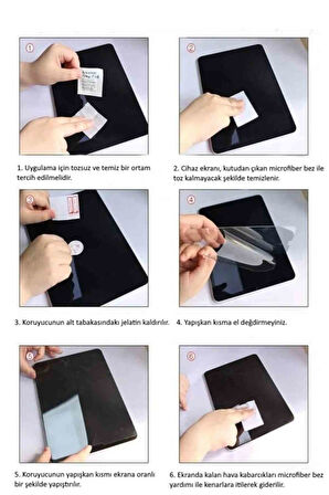 Galaxy Tab S10 FE Uyumlu 10.9 inç Fuchsia Nano Ekran Koruyucu Ultra İnce Screen Protector