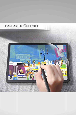 Galaxy Tab S10 FE Uyumlu 10.9" Gerçek Kağıt Hissi Parlama Önleyici Paper Like Ekran Koruyucu