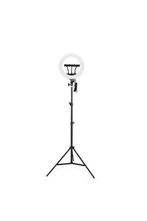 Fuchsia FM-14R Kumandalı 34cm Işıklı Telefon Tutucu Ring Light