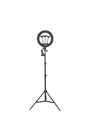 Fuchsia FM-14R Kumandalı 34cm Işıklı Telefon Tutucu Ring Light