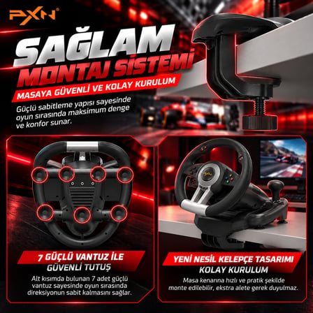  Pc Ps3 Ps4 Xbox One-series S/x Switch Uyumlu Direksiyon