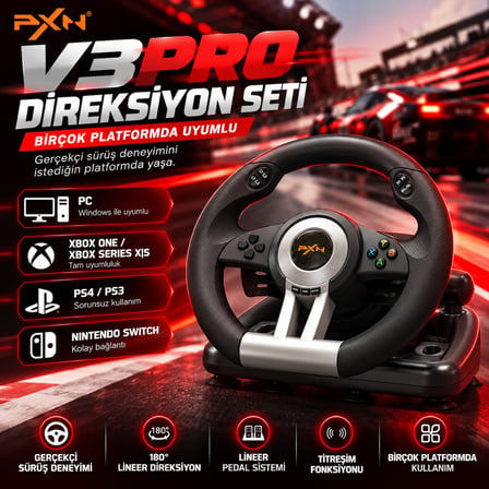  Pc Ps3 Ps4 Xbox One-series S/x Switch Uyumlu Direksiyon