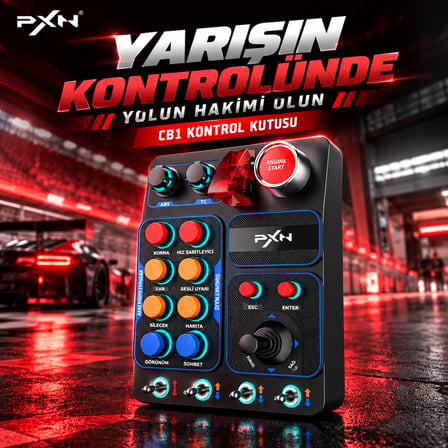 PXN CB1 Simülasyon Oyunlar için Çok İşlevli Kontrol Düğme Kutusu