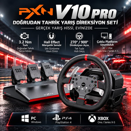 PXN V10 Pro Direksiyon Seti