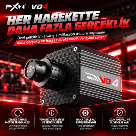 PXN VD4 Bundle PC Uyumlu Direksiyon Seti